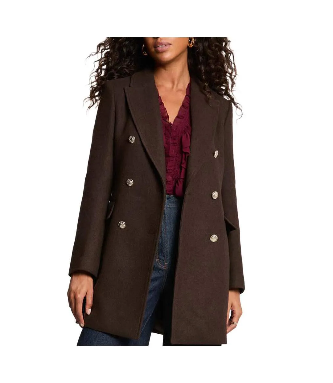 Manteaux marron femme morgan gcha-1