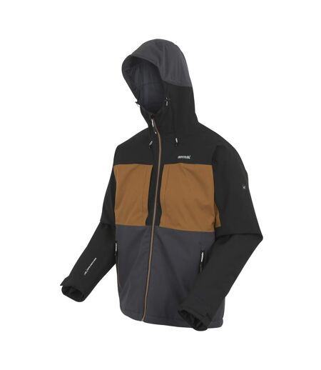 Veste Imperméable Maland Homme Marron Noir Cendre Regatta