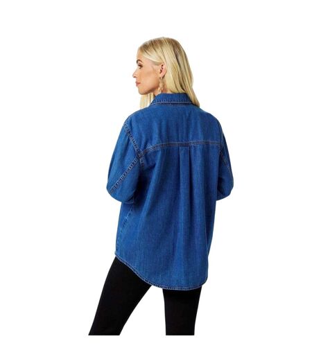 Chemise Manches Longues  Femme Bleu Biba