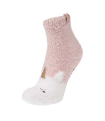 Isotoner Chaussettes d'intérieur femme ultra confortables, avec picots antidérapants