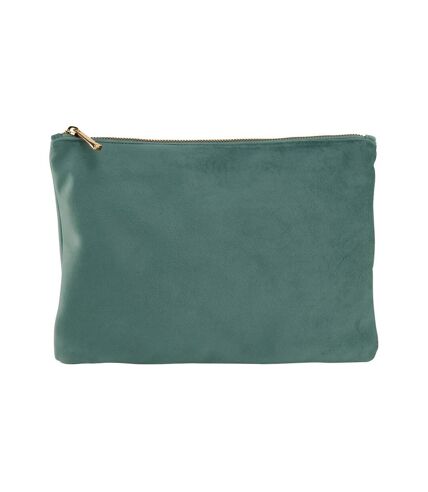Bagbase Plain Velvet Accessory Bag (Jade) (L)