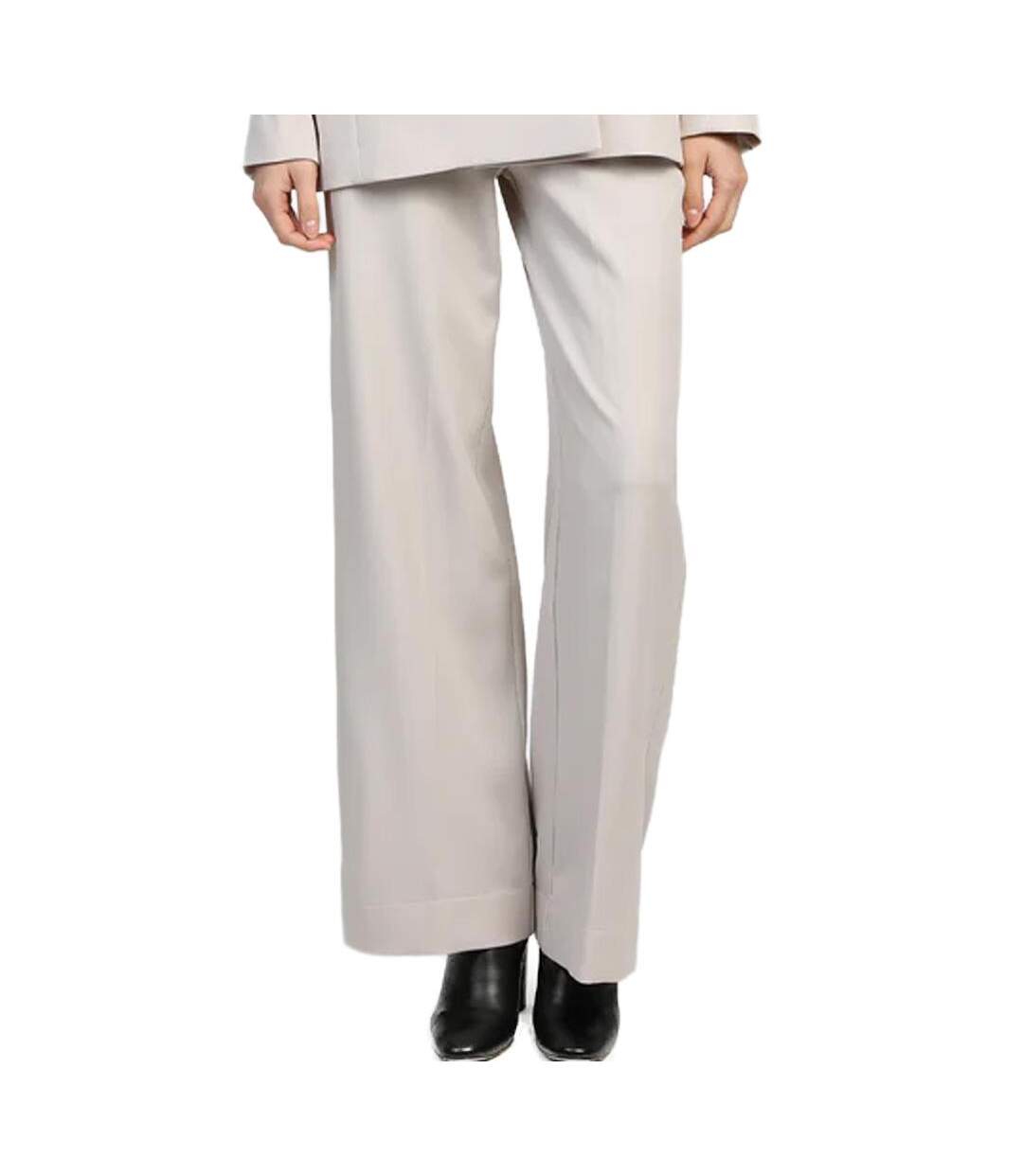Pantalon fluide beige femme an'ge paunata-2
