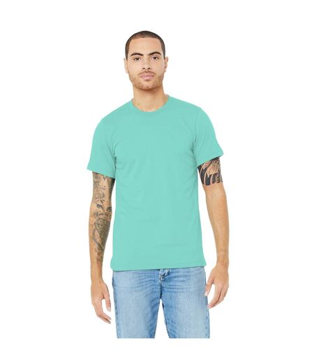 Canvas Unisex Jersey Crew Neck Short Sleeve T-Shirt (Teal) - UTBC163