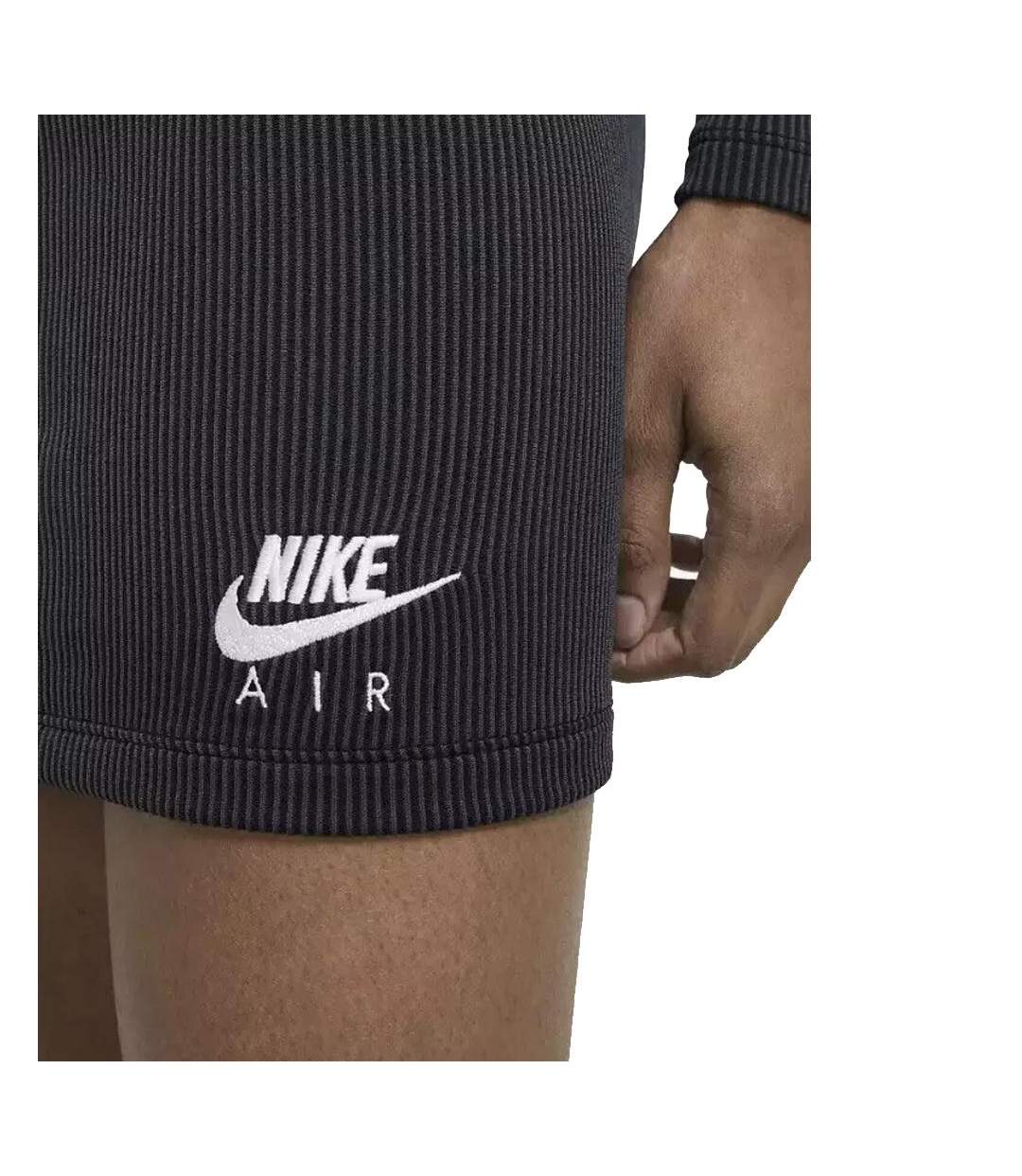 Jupe Noir Femme Nike Air Skirt Rib - M-2