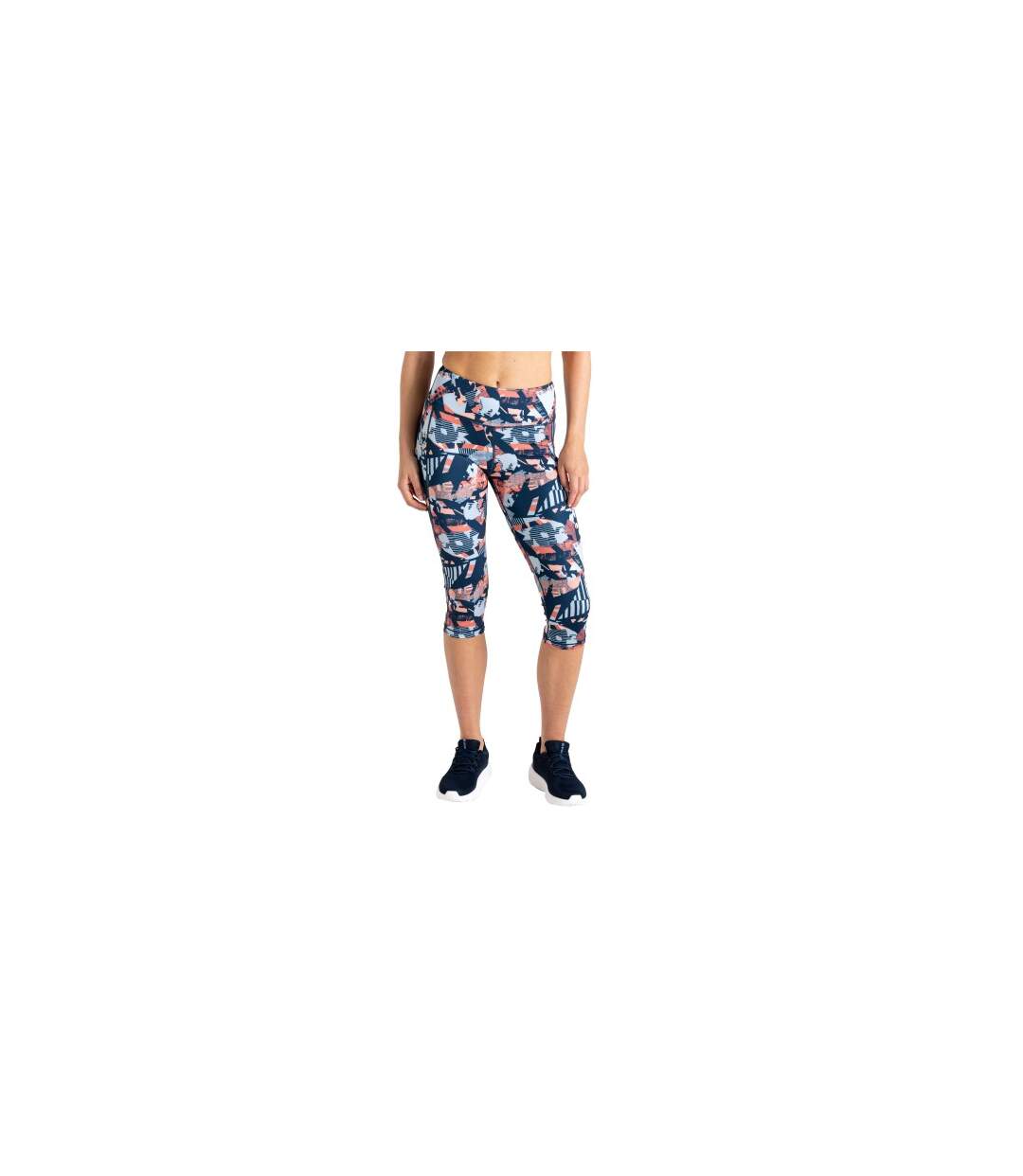 Womens/ladies Influential Ii Geometric 3/4 Length Leggings Multicoloured Regatta-1