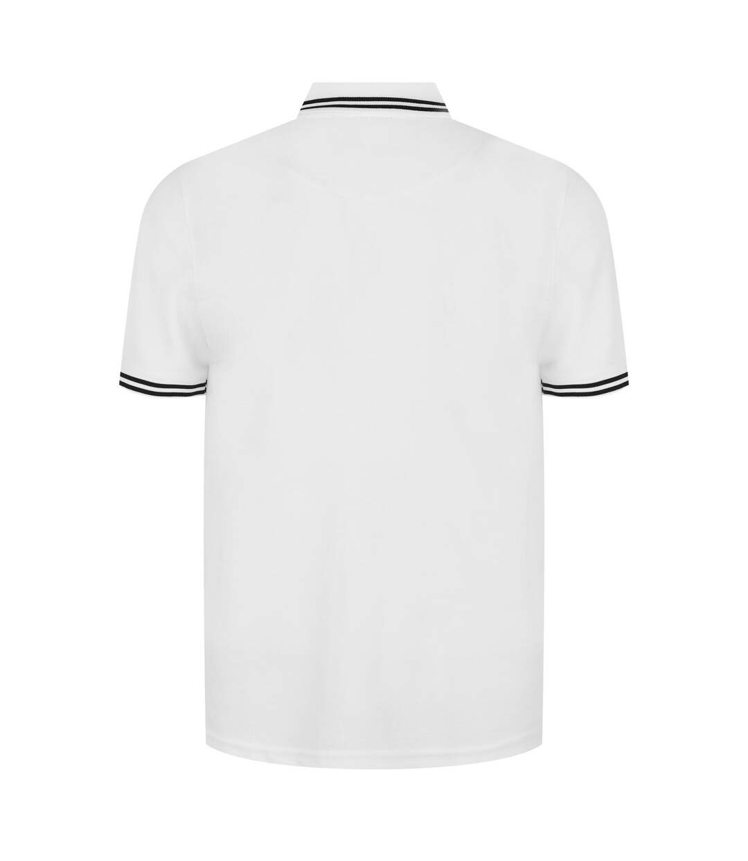 Mens Regular Short-sleeved Polo Shirt White Ted Baker-3