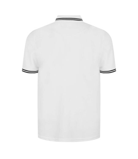 Mens Regular Short-sleeved Polo Shirt White Ted Baker
