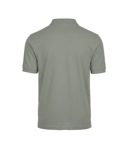 Polo Luxury Homme Vert De Gris Tee Jays