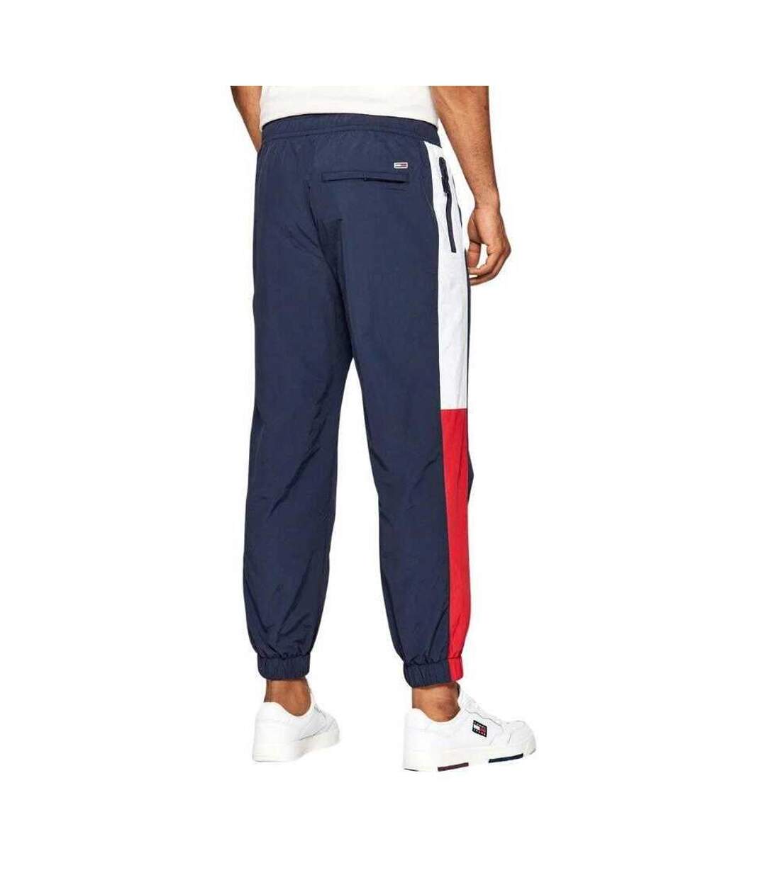 Pantalon De Jogging Motif/style Contrasté Homme Bleu Marine Blanc Rouge Tommy Jeans-3