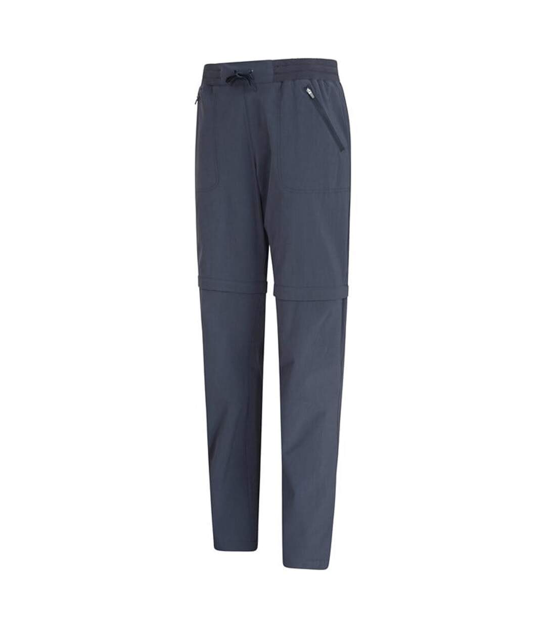 Womens/ladies Explorer Zip-off Hiking Trousers Navy Mountain Warehouse-2