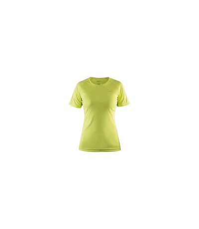 Craft - T-shirt sport à manches courtes WICKING SPORTS - Femme (Jaune fluo) - UTRW3980
