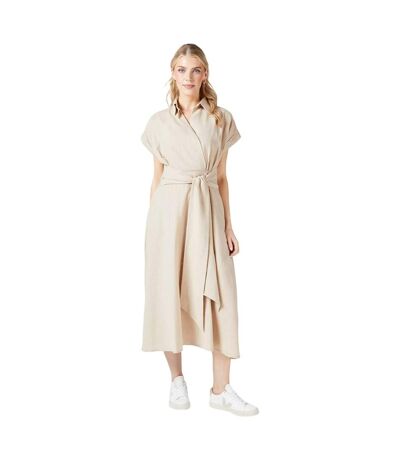 Robe mi-longue femme sable Principles