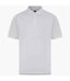 Mens pique polo shirt white Henbury