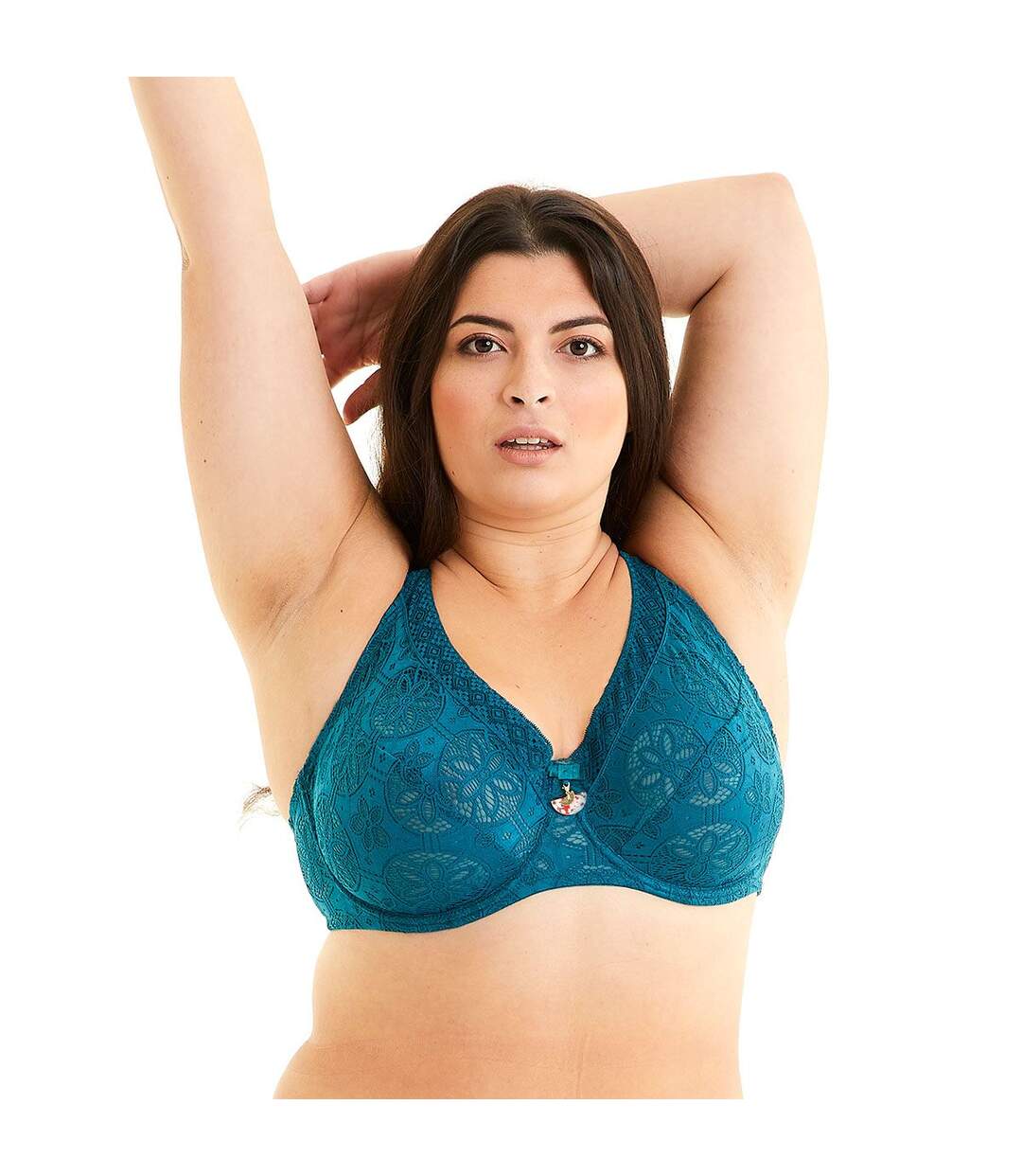 Soutien-gorge grand maintien turquoise Indice