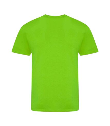 Unisex adult electric tri-blend t-shirt electric green Awdis