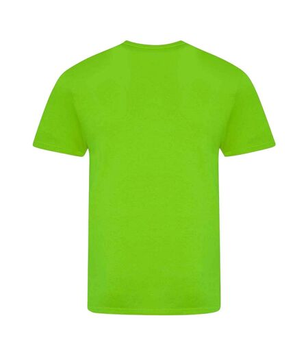 Unisex adult electric tri-blend t-shirt electric green Awdis