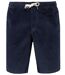 Short en velours côtelé - Homme - PATS742 - bleu marine-2