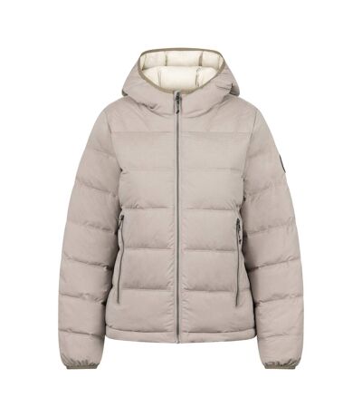 Womens/ladies Rollins Hooded Jacket Sand Trespass