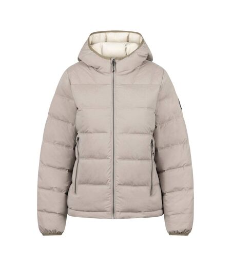 Womens/ladies Rollins Hooded Jacket Sand Trespass