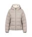 Womens/ladies Rollins Hooded Jacket Sand Trespass-1