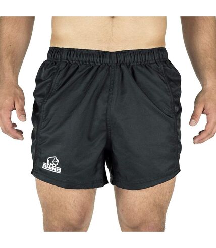 Rhino Mens Auckland Rugby Shorts (Black)