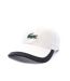 Casquette blanche mixte lacoste rk5398 - taille unique-1