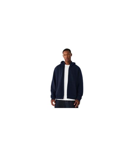 Unisex Adult Heavyweight Heavy Full Zip Hoodie Navy Bella + Canvas