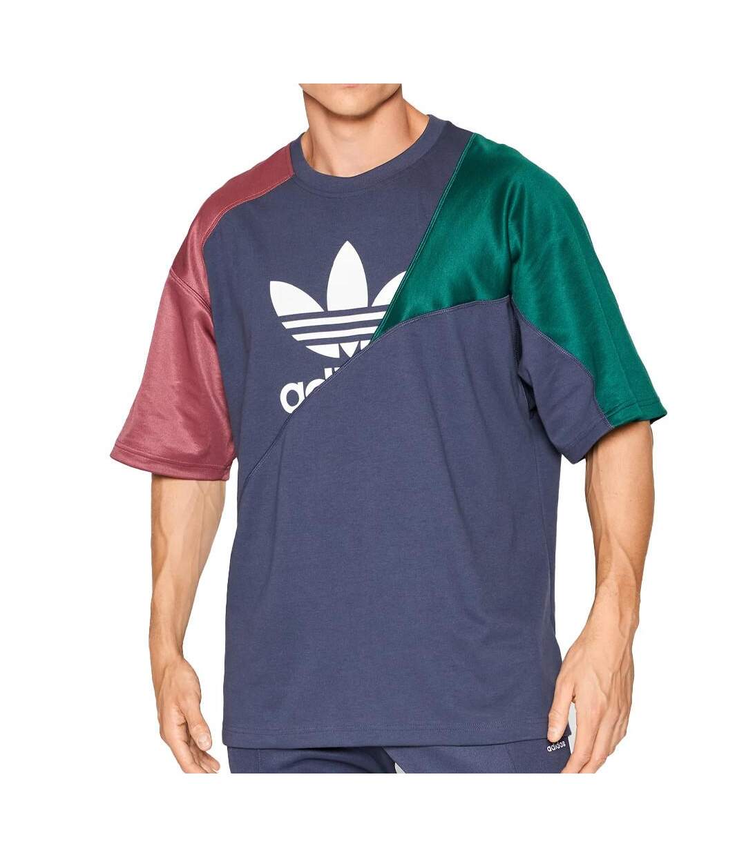 T-shirt Bleu Homme Adidas Bld Cb Tee - XS-1