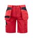 Mens Work Shorts Red Projob-1