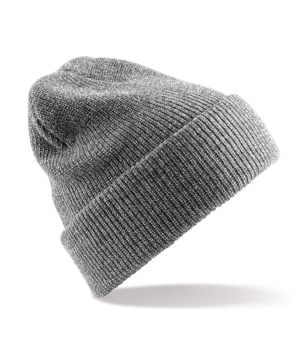 Beechfield Heritage Adults Unisex Premium Plain Winter Beanie Hat (Heather Grey) - UTRW2023