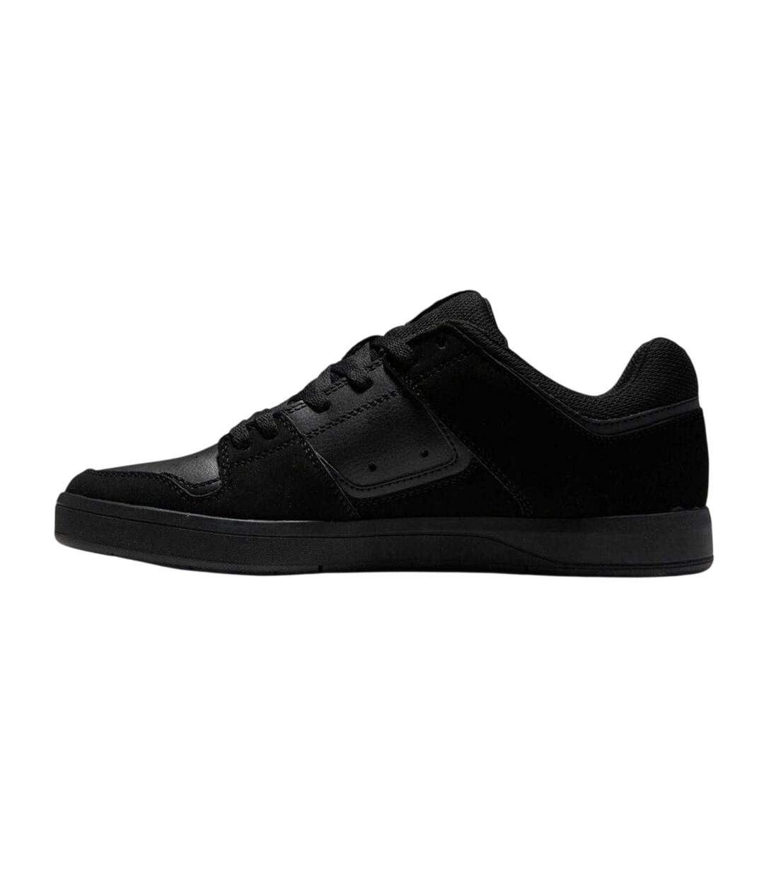 Mens Cure Basket Homme Flat Skate Shoes Triple Black DC-2