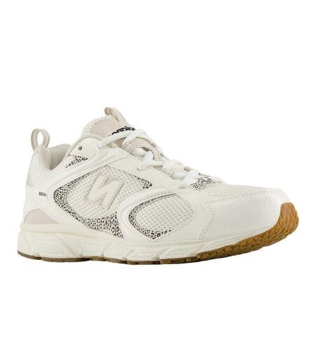 Womens/ladies 408 V1 Animal Print Mesh Trainers White New Balance