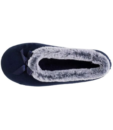 Isotoner Chaussons Ballerines femme semelle ultra-souple, confortables, semelle à mémoire de forme