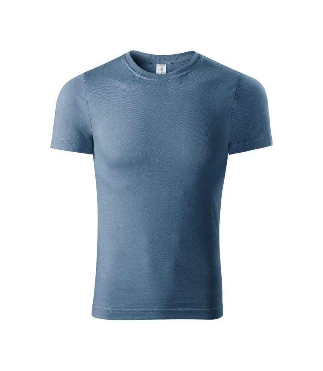 T-shirt Motif/style Peinture Adulte Vieux Bleu Malfini-1