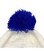 Norwich Retro Bobble Football Beanie White Blue Yellow Fan Originals-2