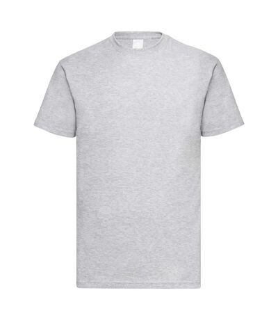 Mens Value Short Sleeve Casual T-Shirt (Gray Marl)