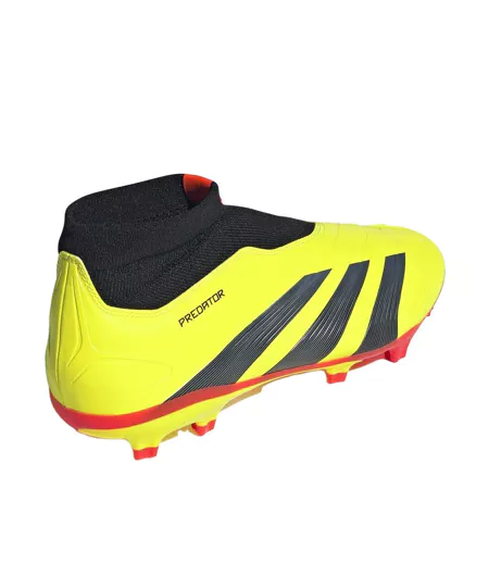 Chaussures À Crampons Pour Terrain Ferme Foot Predator League Adulte Jaune Noir Rouge Adidas