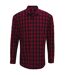 Chemise Mulligan Homme Rouge Bleu Marine Premier-1
