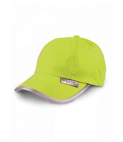 Casquette réfléchissante haute visibilité sécurité - RC035 jaune fluo