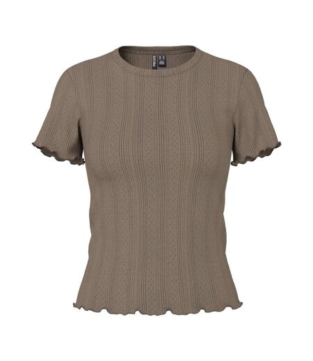 T-Shirt gris femme pieces marie