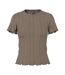 T-Shirt gris femme pieces marie-1