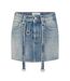 Mini Jupe Motif/style Cargo Femme Vieux Bleu Off-White-2
