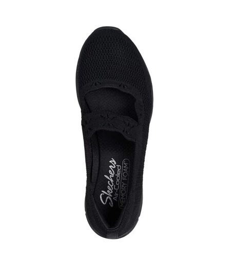 Womens/ladies Seager Cute N´ Coy Mary Janes Black Skechers