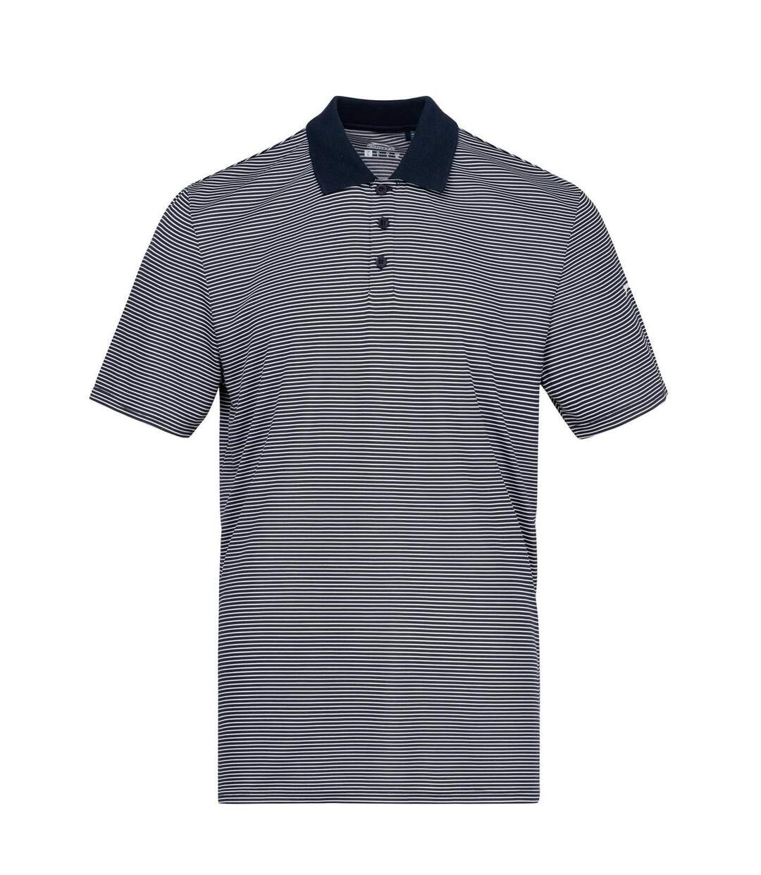 Polo Golf Motif/style Micro-rayures Homme Bleu Marine Slazenger-1
