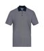 Polo Golf Motif/style Micro-rayures Homme Bleu Marine Slazenger-1