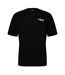 Mens Chaz Graphic Regular T-shirt Black Fila-1