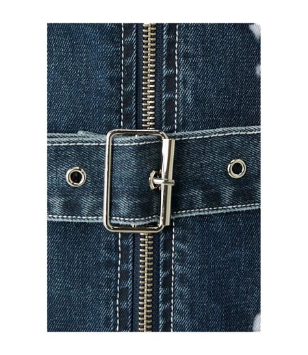Robe Courte Femme Bleu Indigo The Ragged Priest