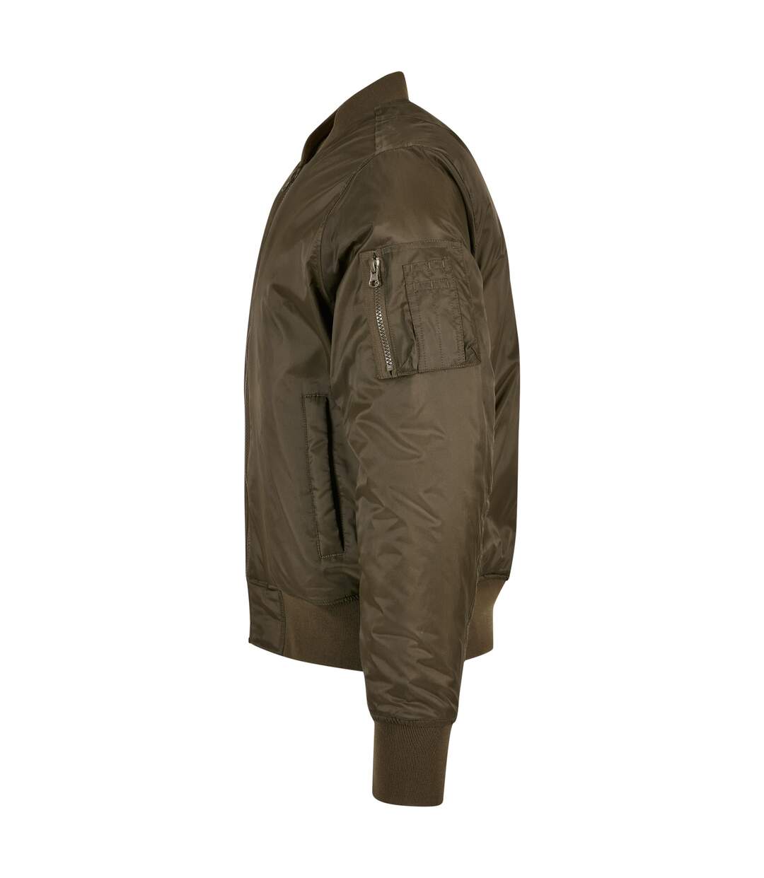 Blouson Aviateur Homme Olive Foncée Build Your Brand-3