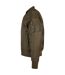 Blouson Aviateur Homme Olive Foncée Build Your Brand-3
