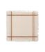Lot de 2 Serviettes de Table Rayé Maha 40x40cm Beige-2